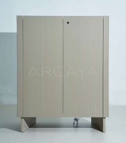 Klein Blue Lacquered Storage Cabinet - scene
