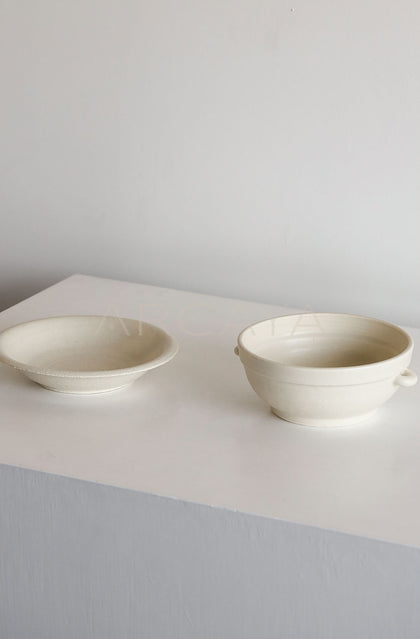 Amu Collab Rice Glaze Double Ear Ceramic Bowl - scene