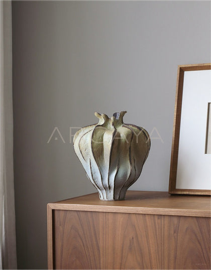 Jingdezhen Wabi Sabi Art Vase Chinese - scene