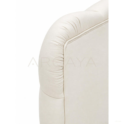 Cat Scratch Resistant Leather Bubble Bed - scene