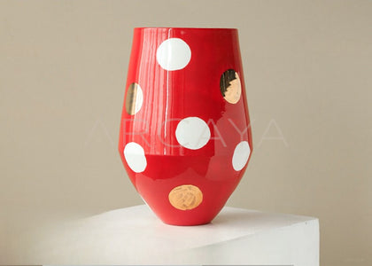 Dadan Vintage Jingdezhen Wide Mouth Vase - scene