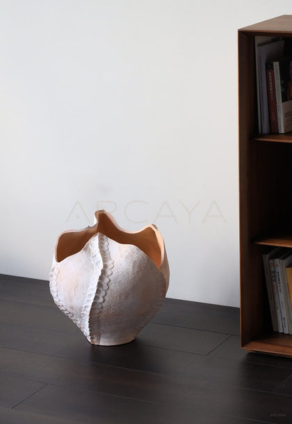 Jingdezhen Wabi Sabi Floor Art Vase - scene