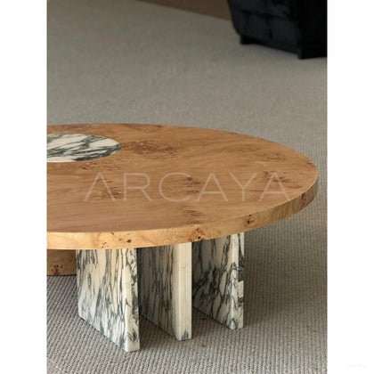 Natural Tone Coffee Table - scene