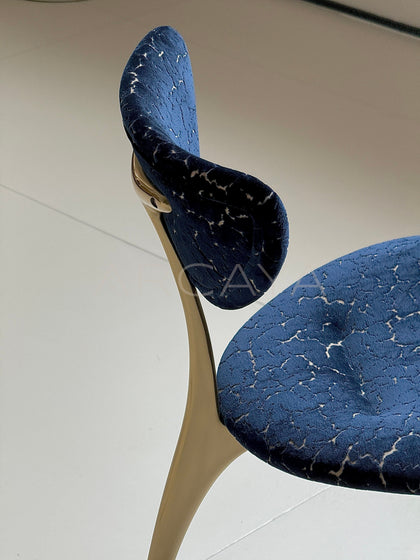 Deep Blue Lounge Chair - detail