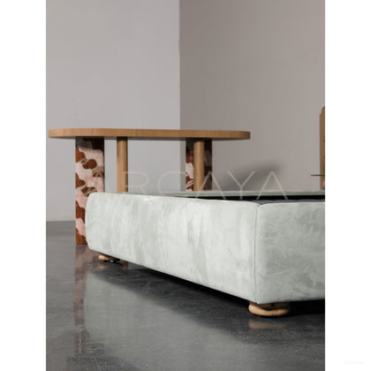 Kids Room Wave Oak Bed Set - scene