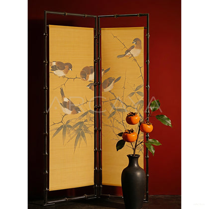 Bamboo Shadow Bird Folding Screen - main