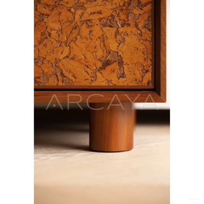 Mid Century Amber Cabinet - scene