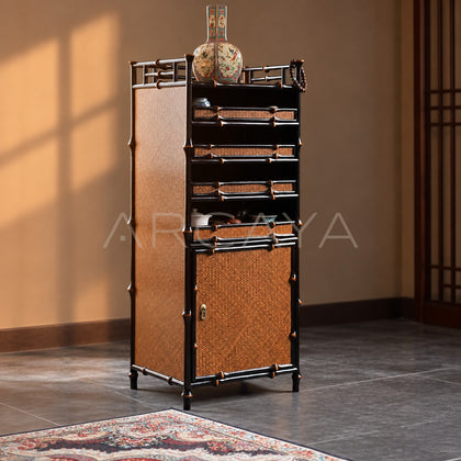 Apothecary Cabinet Plain Woven Doors - main