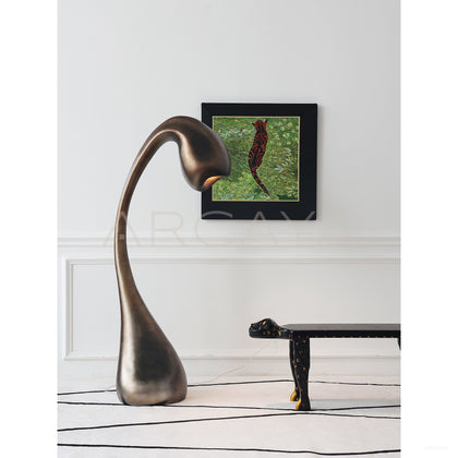 Organic Curve Lamp — Table Lighting - scene