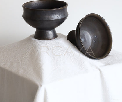 Amu Collab Vintage Footed Ceramic Bowl - scene