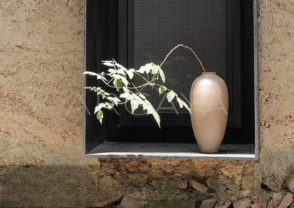Glass Chinese Wabi Sabi Vase - scene