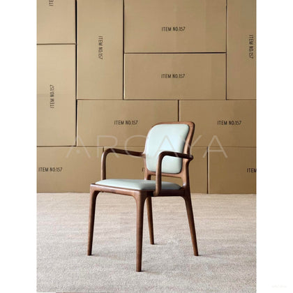 Walnut Tone Dining Chair Series - scene