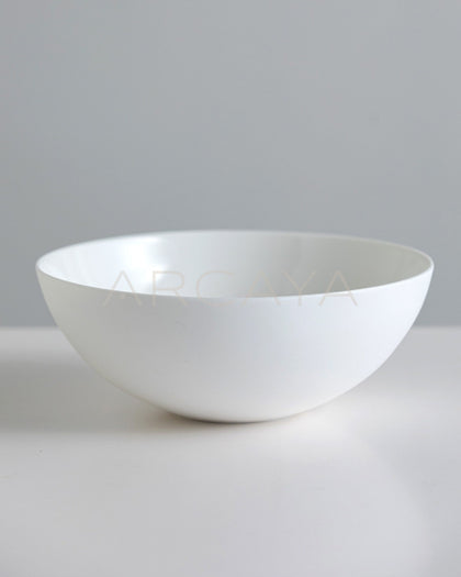 Sunxun Collab White Porcelain Wide Soup Bowl - scene