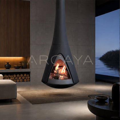 Rikhard Hanging Fireplace - scene