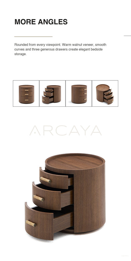 Rond Round Nightstand - scene