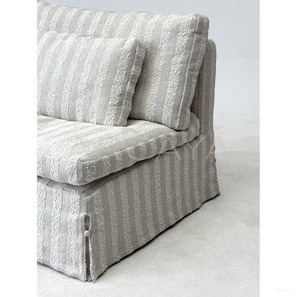 Striped Sectional Sofa - scene