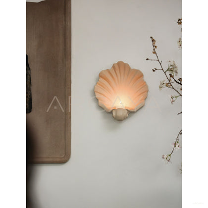 Seashell Coastal Decor — Wall Lighting - scene