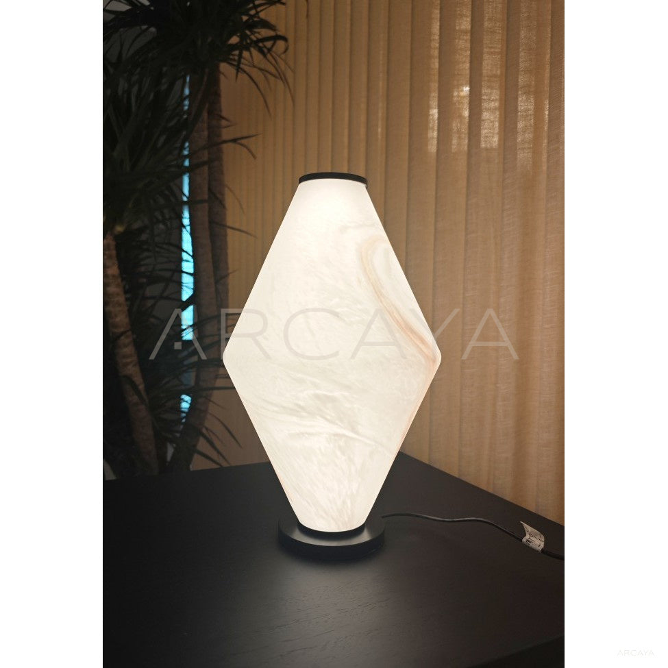 Stone Texture Diamond Table Lamp 96367 in detail