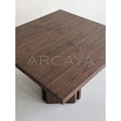 Aperta Solid Wood Dining Table - scene