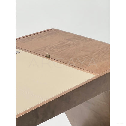 Italian Irregular Curved Executive Desk - scene