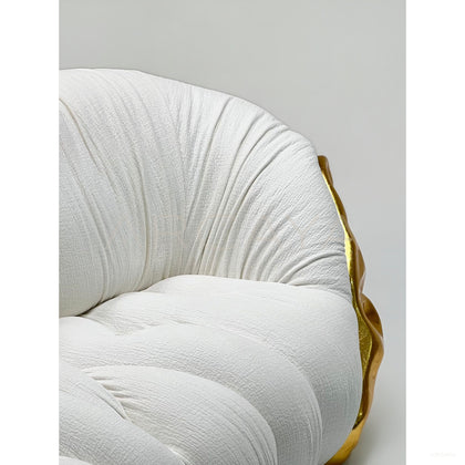 Sculptural Gilded Cloud Sofa - scene