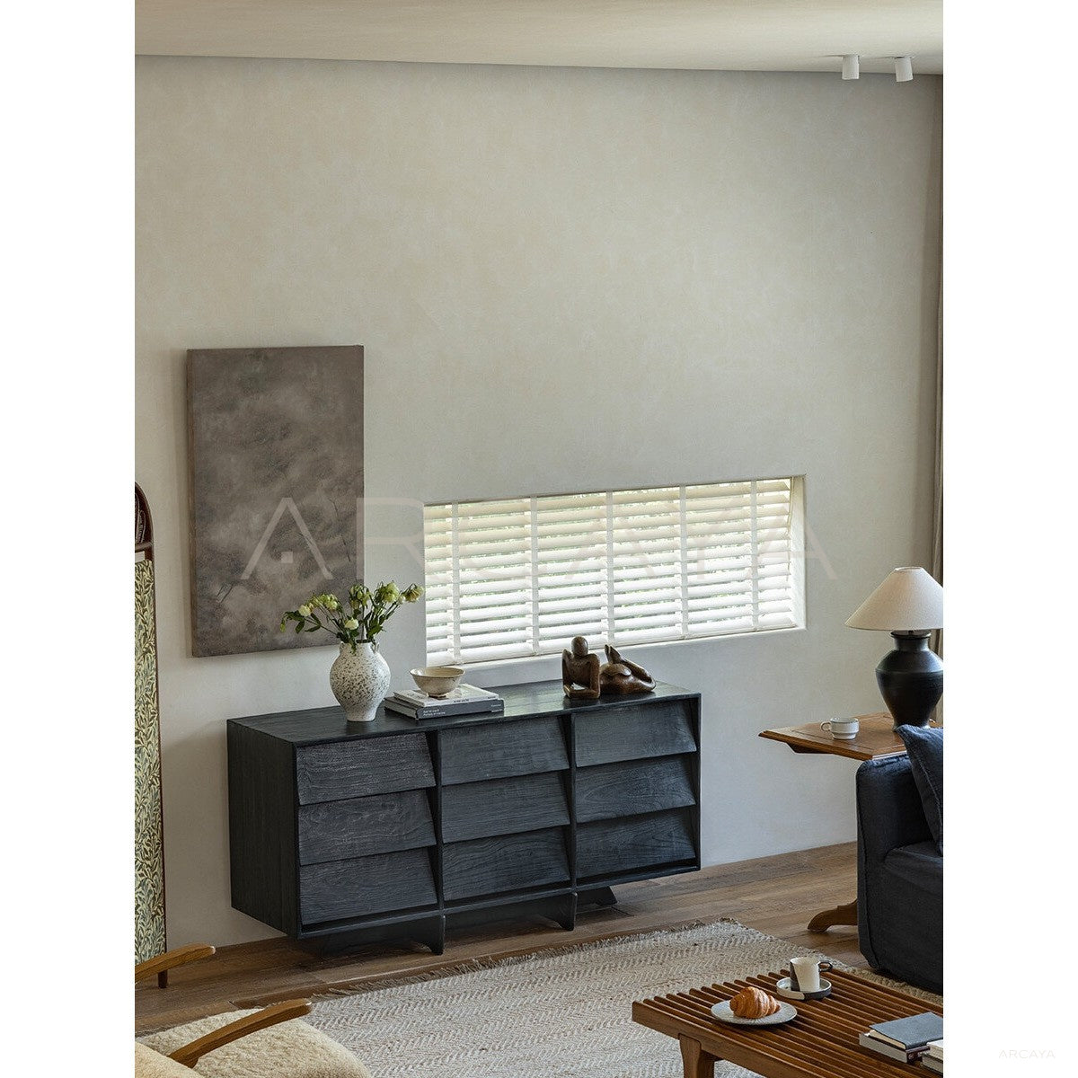 Nine Drawer Cabinet in detail