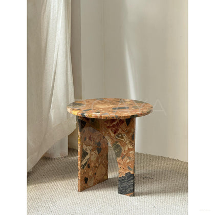 Terrazzo Mid Century Side Table - scene