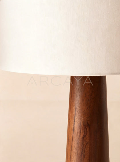 Eastside Acacia Wood Floor Lamp - scene