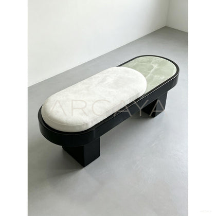 Art Jade Stone Bench - scene