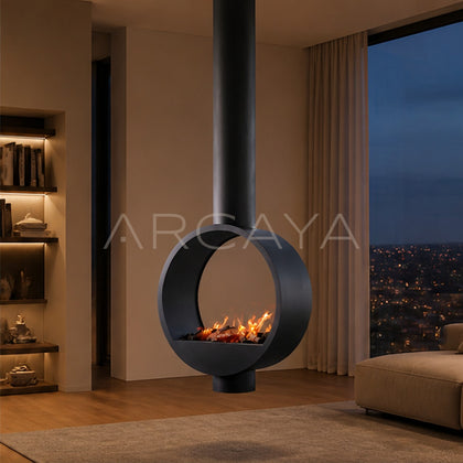 Pearl Hanging Fireplace - main