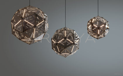 Prism Globe Pendant Light 95373 - scene