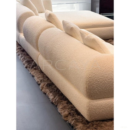 Super Moon Curved Sofa - scene