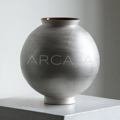 Dadan Silver Glaze Art Ceramic Vase - main