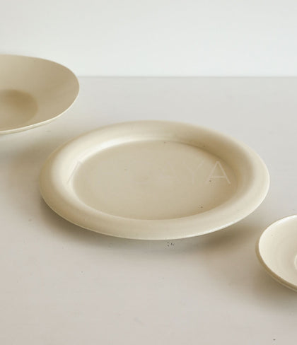 Amu Collab Handmade Ceramic Plate Bowl Set - scene