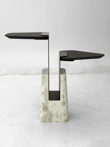 Sculptural Irregular Side Table - scene