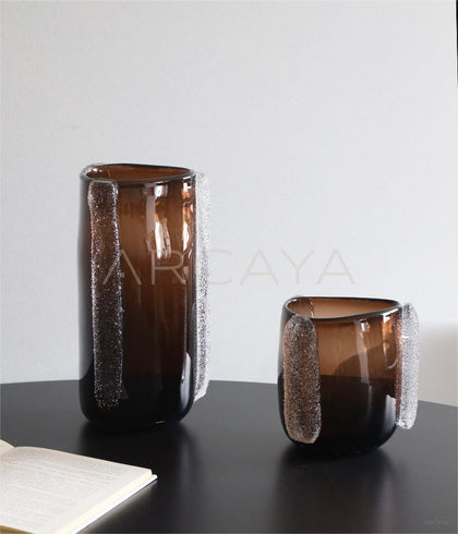 Glass Art Vase Tabletop - scene