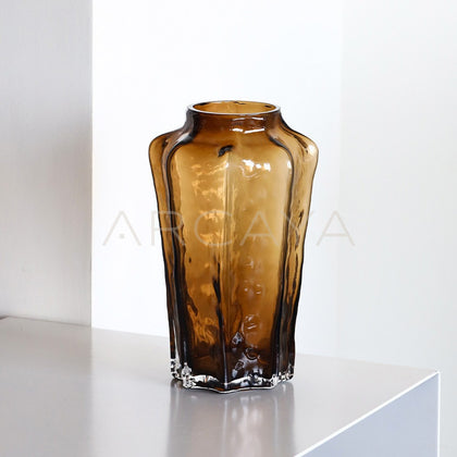 Mid Century Glass Art Vase - main