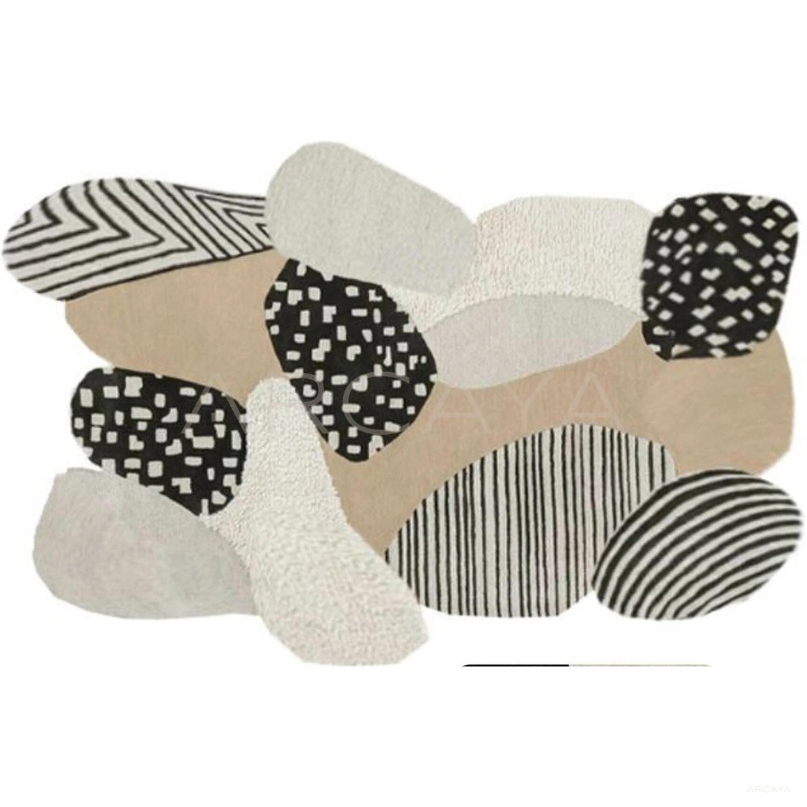 Custom Hand Tufted Rug Dsm P041 C01 in detail