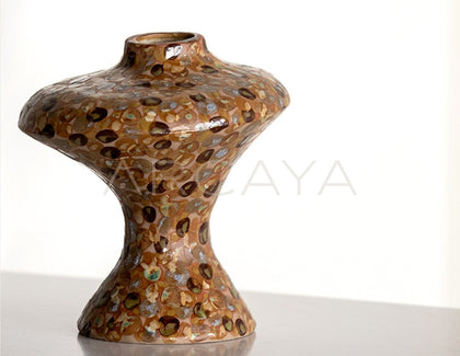 Dadan Crackle Color Glaze Art Vase - scene
