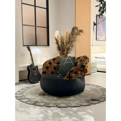 Mid Century Single Lounge Chair - scene