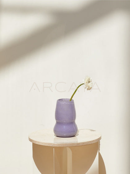 Mid Century Gourd Glass Vase - scene