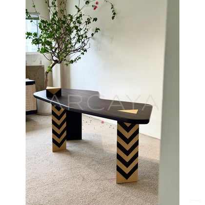 Irregular Mid Century Art Desk - scene