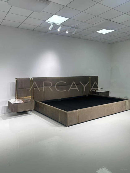 Bed With Floating Nightstands - scene