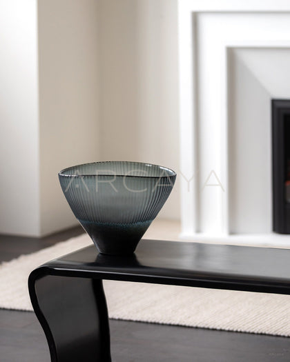 Vintage Flared Glass Vase - scene