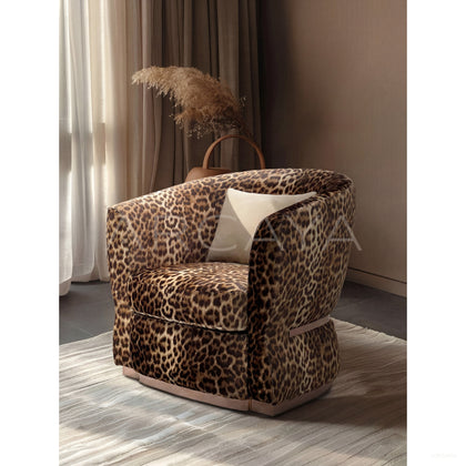 Leopard Print Chair - scene