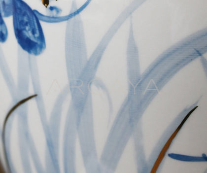 Blue White Porcelain Hydroponic Vase - scene