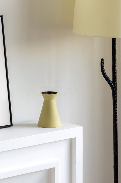Morandi Cone Matte Ceramic Vase - scene