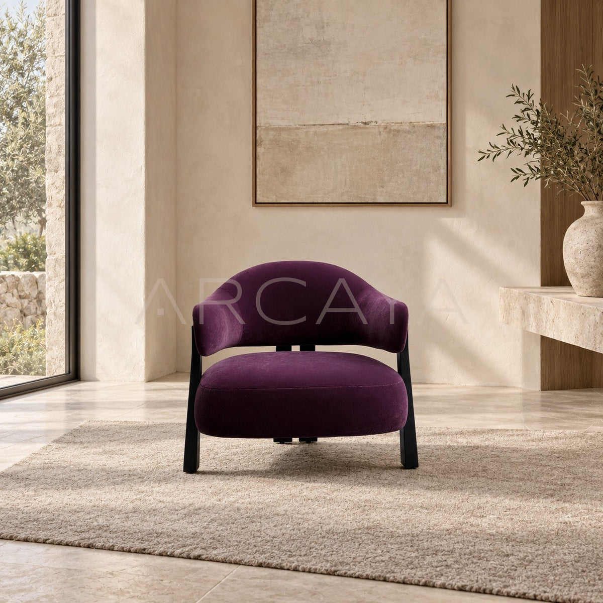 Soft Glow Armchair in detail