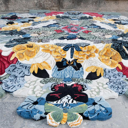 Natural Healing Corner Rug - scene