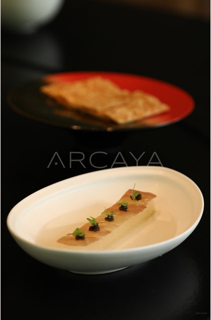 Rongbai Collab White Porcelain Tableware Gift Set - scene